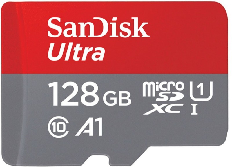 SanDisk Ultra 128 GB MicroSDHC Class 10 98 MB/s Memory Card