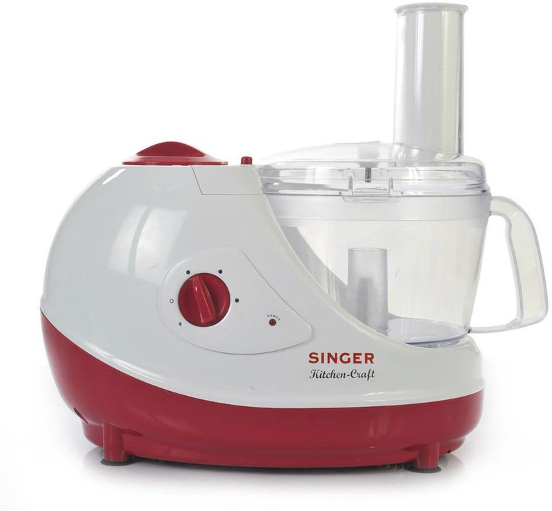 Singer Prime Chef 600 W Juicer Mixer Grinder(Red, White, 3 Jars)