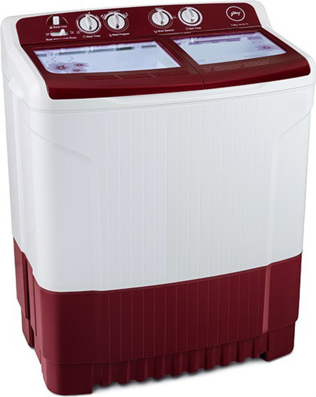 Godrej 6.8 kg Semi Automatic Top Load Maroon(WS 680 CT Wine Red)