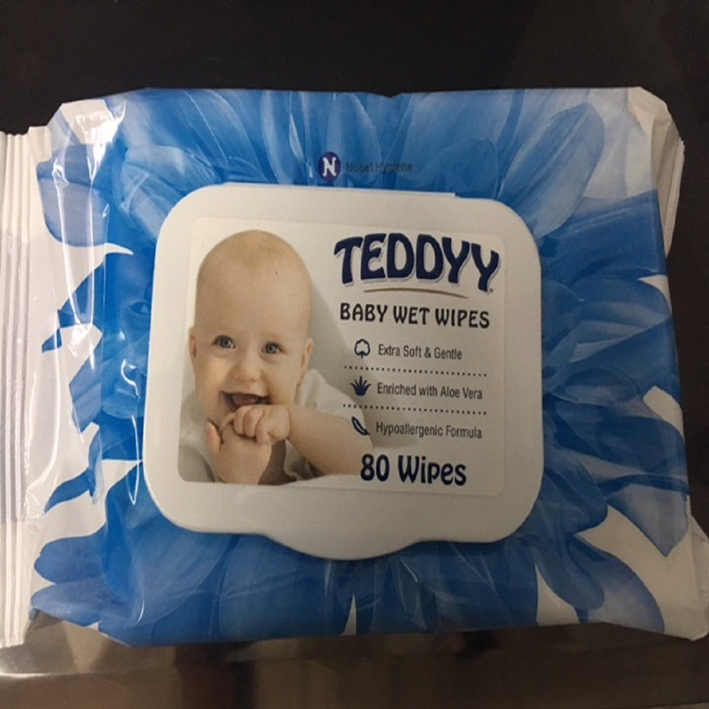 Teddy Baby Wet Wipes Nobel Hygiene(80 Pieces)