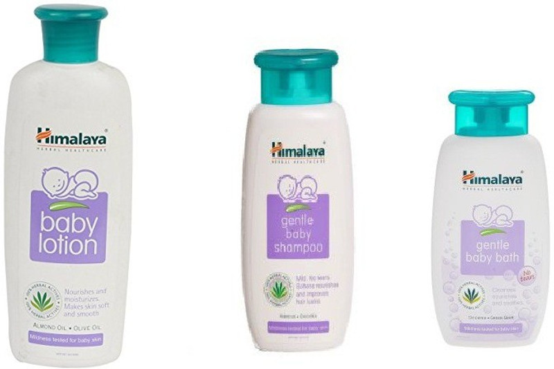 Himalaya Baby Care Combo (Shampoo,Lotion & Baby Bath)(Multicolor)