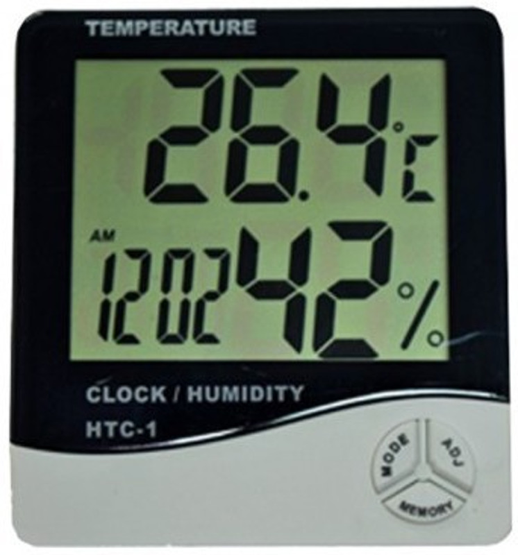 HTC Thermo Hygrometer alongwith Calibration Certificate + 3 Months Warranty for Computers(HTC-1)