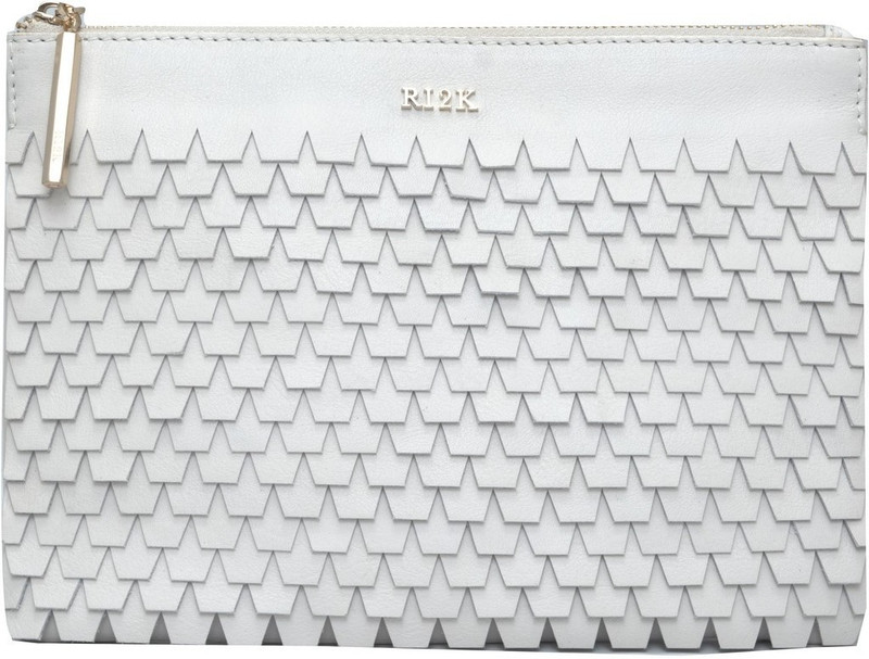 ri2k Casual White  Clutch