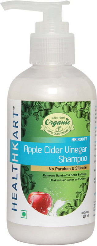 Healthkart Apple Cider Vinegar Shampoo, 200 ml for All Hair Types(200 ml)