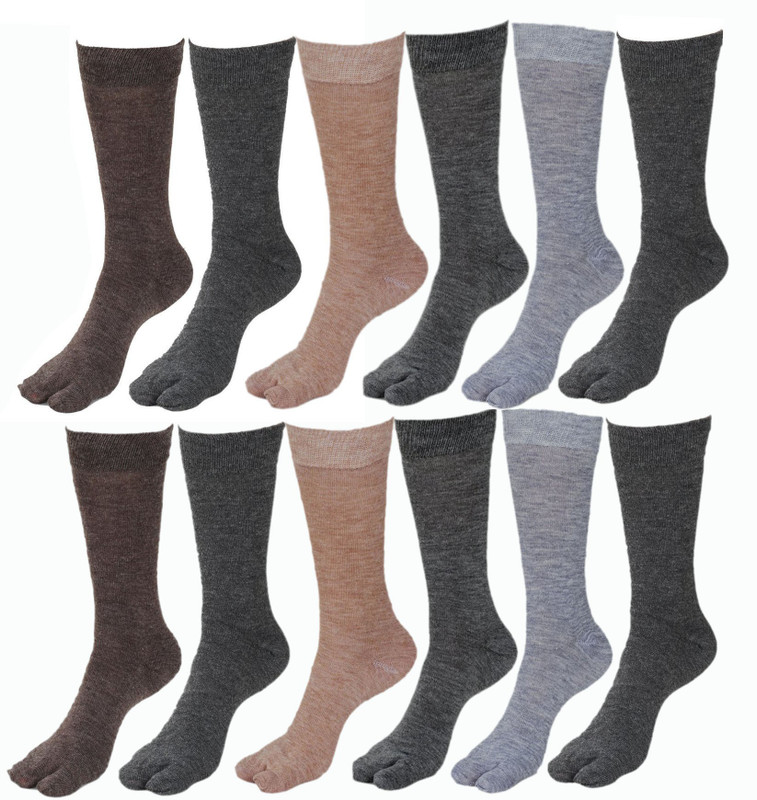 Goyal Knitting Women Solid Mid-Calf/Crew(Pack of 12)