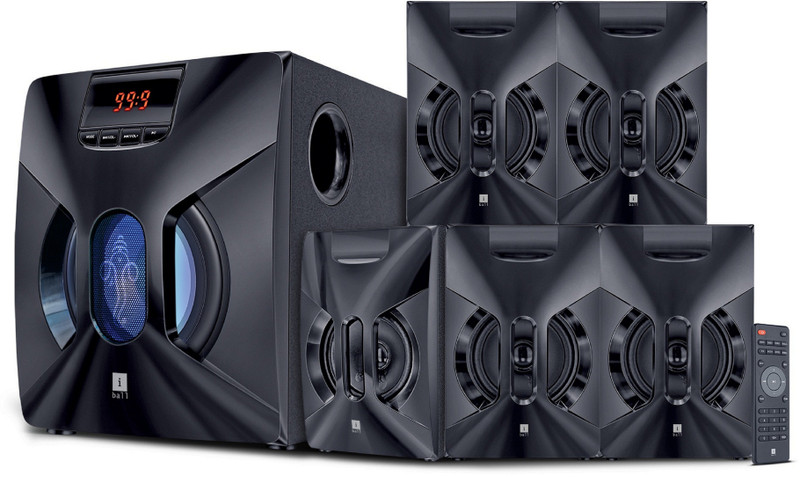Iball Boom Box BT 48 W Bluetooth Home Audio Speaker(Black, 5.1 Channel)