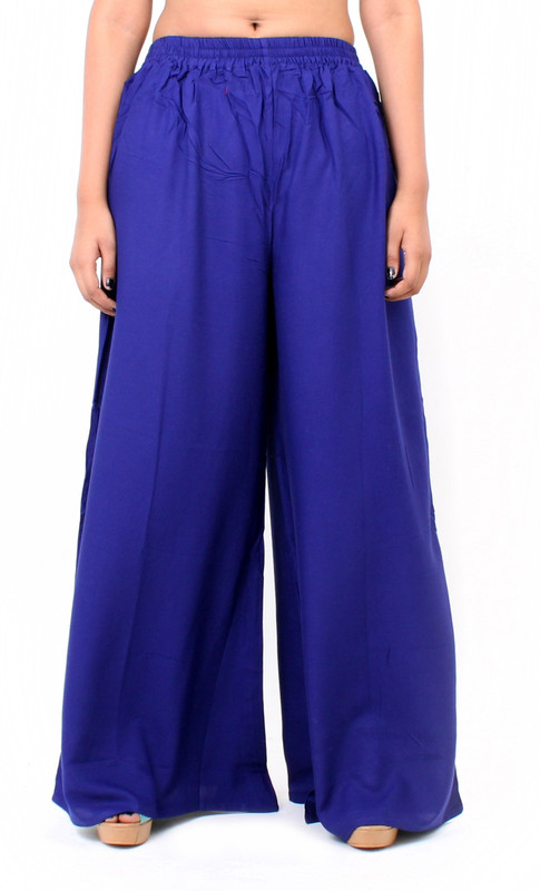 Cay Regular Fit Women Blue Trousers