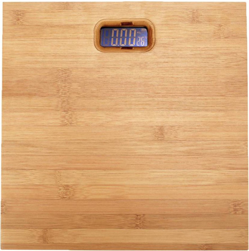 AmtiQ Bathroom Wodden Body 150kg Weighing Scale Weighing Scale(Yellow)