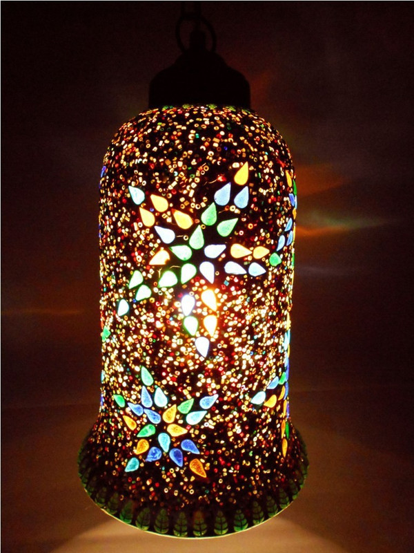 Susajjit Decor Susajjit Splendid design colorful Ceiling Lamp Electric Lantern for Festive...