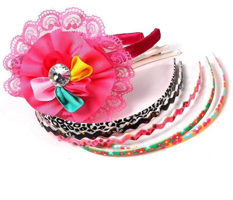 Endiano HB06 Hair Band(White, Turquoise, Red, Orange, Yellow, Pink, Purple, Black)