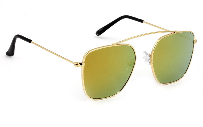 Eyeland Rectangular Sunglasses(Yellow, Orange, Multicolor) Eyeland Rectangular Sunglasses(Yellow, Orange, Multicolor)