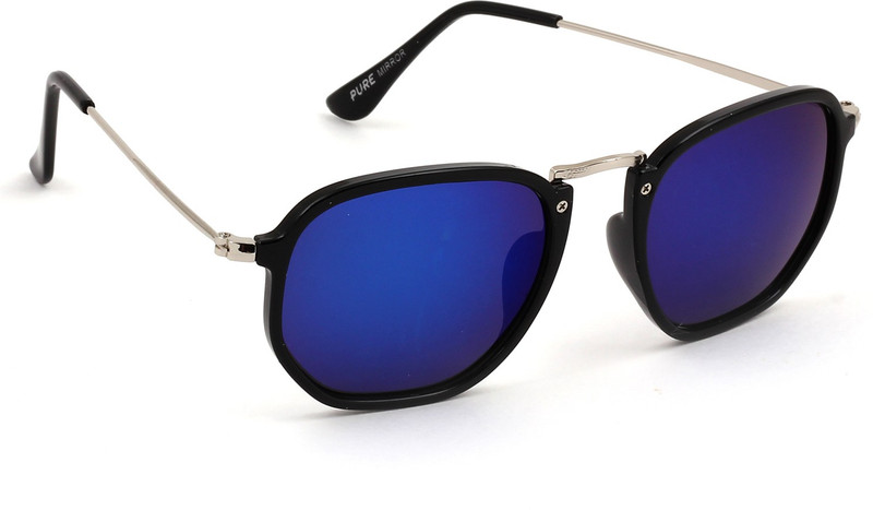 Eyeland Wayfarer Sunglasses(Blue, Multicolor) Eyeland Wayfarer Sunglasses(Blue, Multicolor)