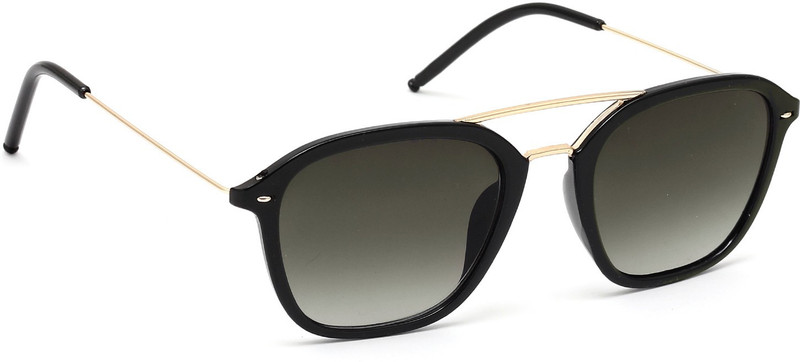 Eyeland Wayfarer Sunglasses(Black, Green) Eyeland Wayfarer Sunglasses(Black, Green)