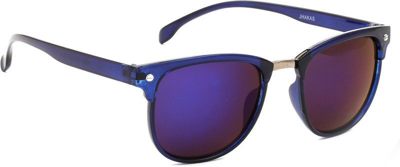 Eyeland Wayfarer Sunglasses(Blue, Violet, Multicolor) Eyeland Wayfarer Sunglasses(Blue, Violet, Multicolor)