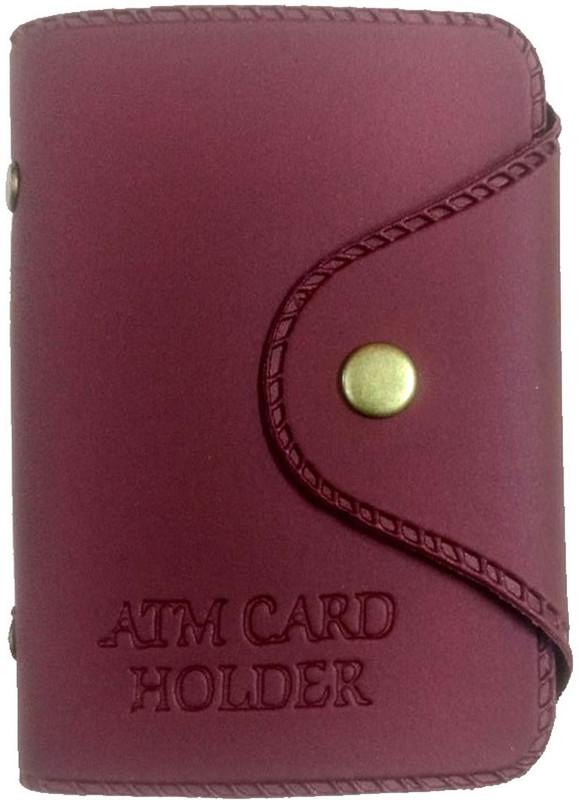one touch solution 15 Card Holder(Set of 1, Brown)