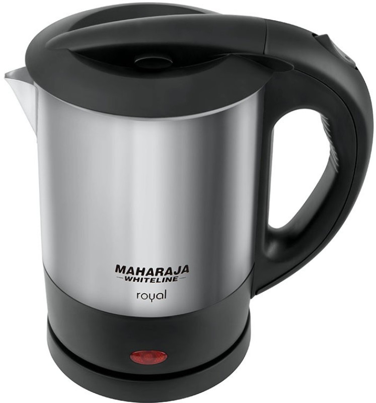 Maharaja Whiteline ROYAL EK-102 Electric Kettle(1 L, Premium Black and Metal Finish)