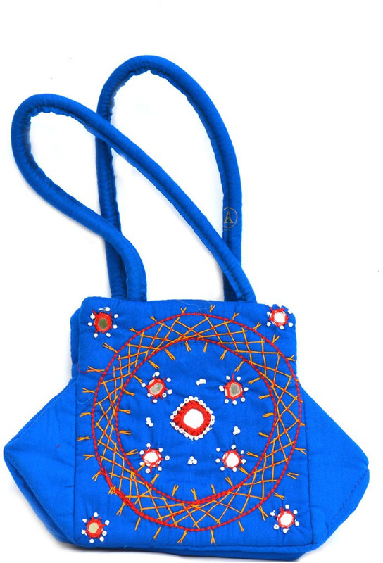 Art Godaam Women Blue Hand-held Bag Art Godaam Women Blue Hand-held Bag