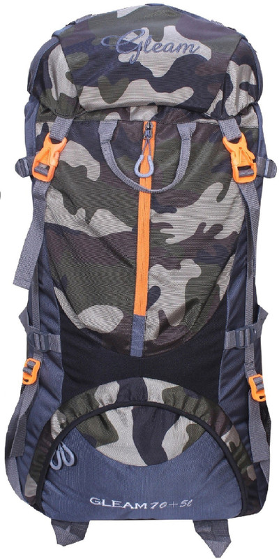 Gleam 0109 Climate Proof Mountain / Hiking / Trekking / Campaign Bag / Backpack 75 ltrs Rucksack - 75 L(Multicolor)