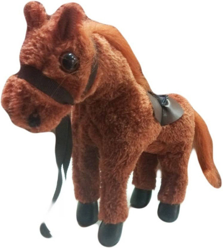 tako bell Horse Stuffed Animal With Sound - 26 cm (Brown)  - 25 cm(Tbrown)