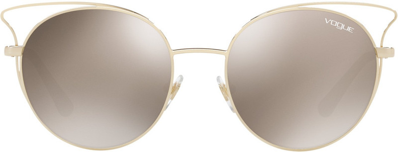 Vogue Round Sunglasses(Golden)