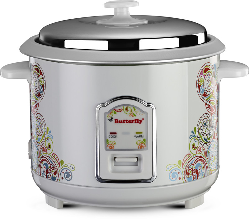 Butterfly RAGA Electric Rice Cooker(1.8 L, White)