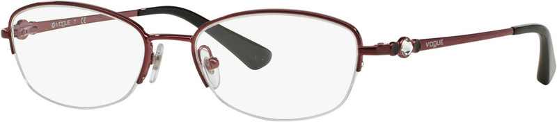 Vogue Half Rim Oval Frame(49 mm)