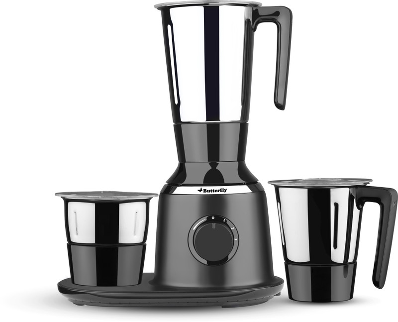 Butterfly Spectra Black 750 W Mixer Grinder(Black, 3 Jars)