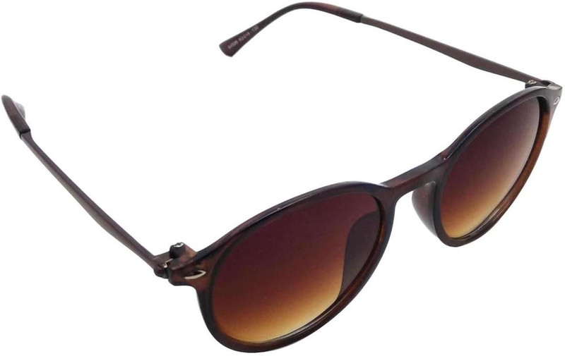 FashBlush Round Sunglasses(Brown)