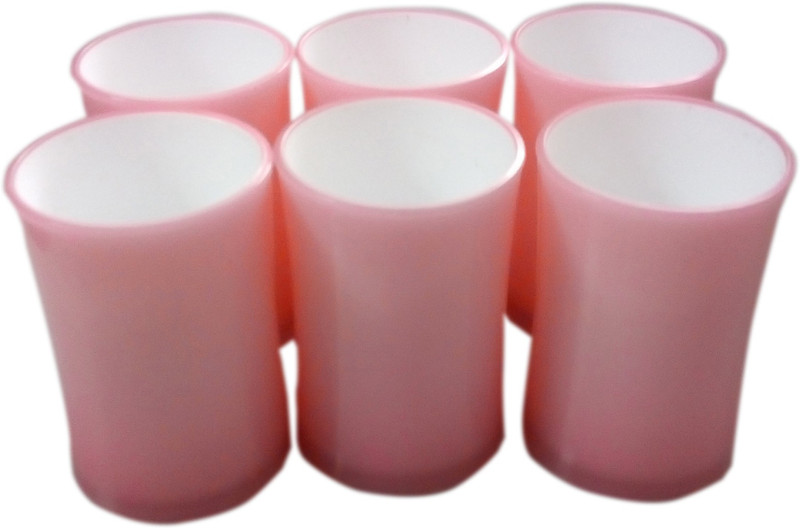 botvel SL1071OR Glass Set(Melamine, 200 ml, Orange, Pack of 6)