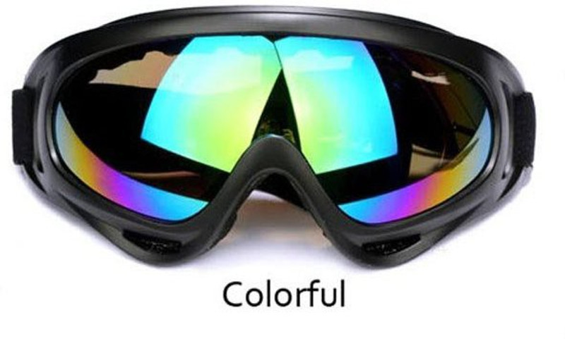 AutoPowerz Dirt Bike Racing Transparent Goggles with Adjustable Strap Motorcycle Goggles(White)