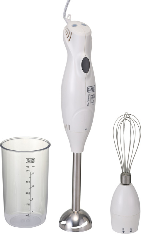 Black & Decker SB3200-IN 500 W Hand Blender(White)