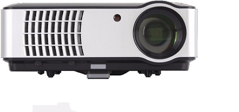 woxan WX-02A 2800 lm LED Corded Portable Projector(Black)