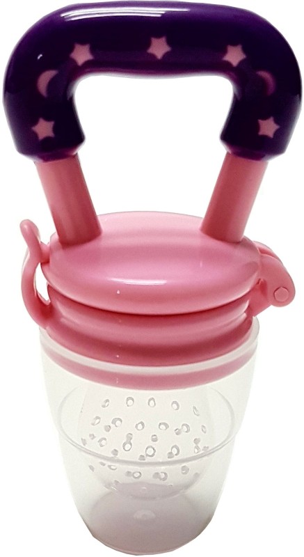 GoodStart Pink Silicone Fruit Nibbler Feeder(Pink)