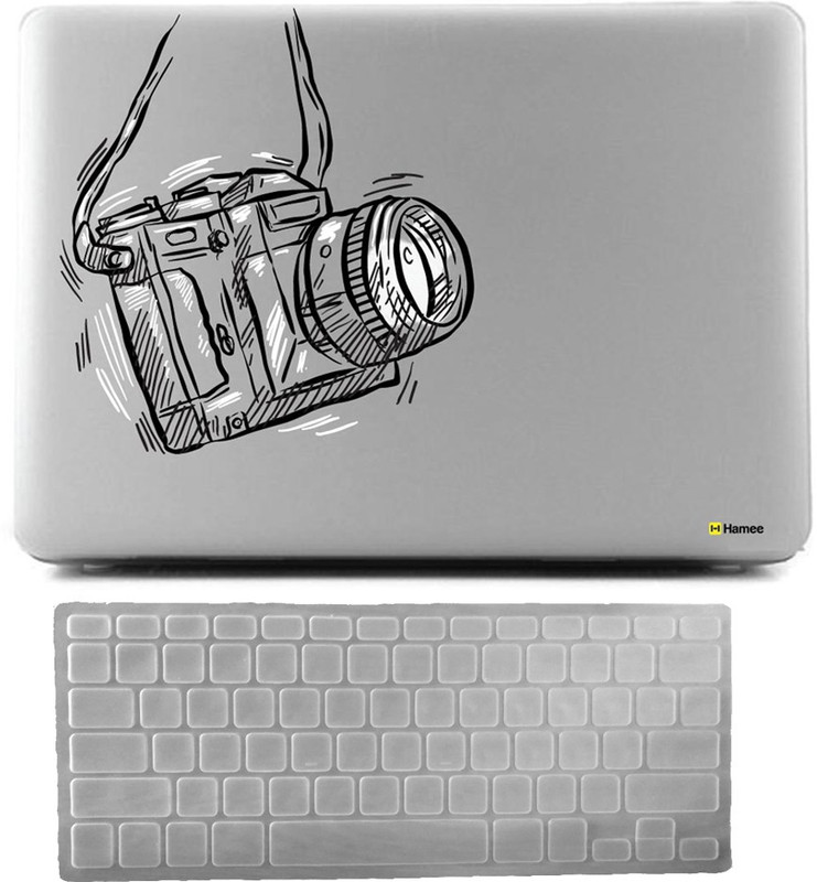 Hamee MacBook Air 13 inch cover with Keyboard Skin Combo 172 Rubber Laptop Decal 13