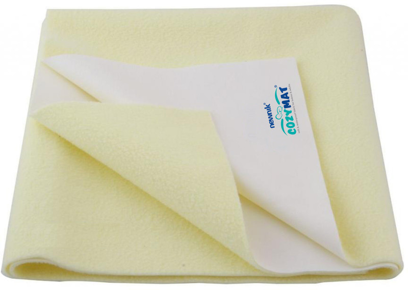 Cozymat Soft, Waterproof, Reusable Mat / Underpad / Quick / Absorbent Dry Sheets / Mattress Protector, Medium (70cm*100cm)(Yellow)