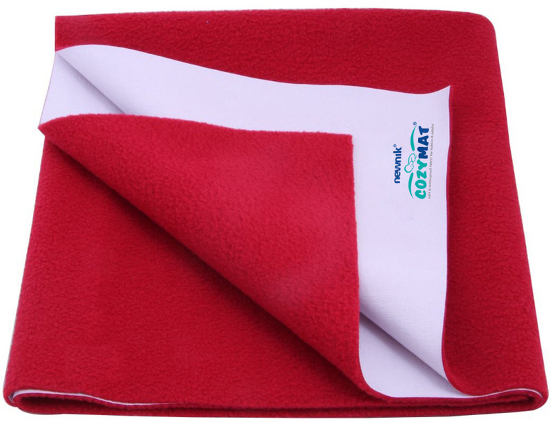 Cozymat Soft, Waterproof, Reusable Mat / Underpad / Quick / Absorbent Dry Sheets / Mattress Protector, Double Bed (200cm*260cm)(Maroon)