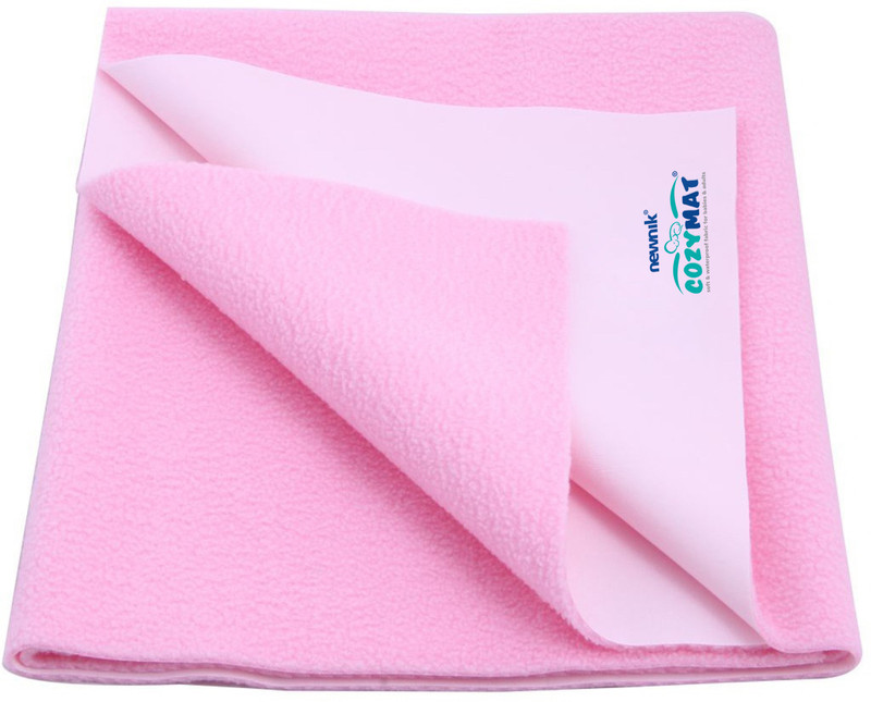 Cozymat Soft, Waterproof, Reusable Mat / Underpad / Quick / Absorbent Dry Sheets / Mattress Protector, Single Bed (140cm*220cm)(Pink)