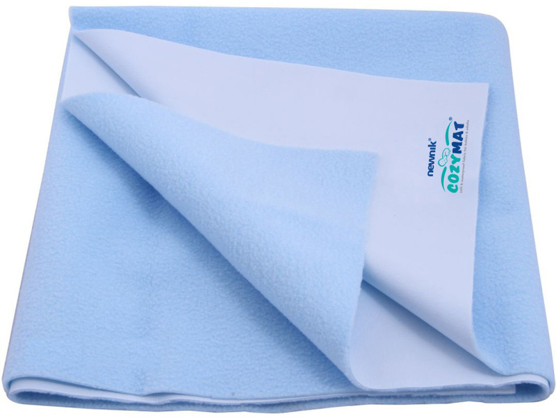 Cozymat Soft, Waterproof, Reusable Mat / Underpad / Quick / Absorbent Dry Sheets / Mattress Protector, Small (50cm*70cm)(Blue)