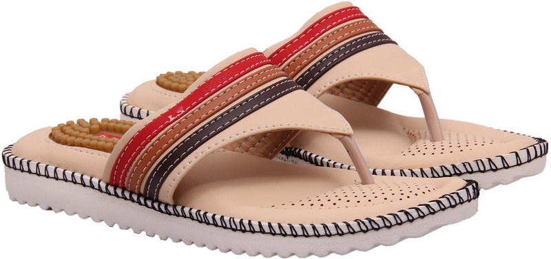 Fashbeat Women Beige Flats
