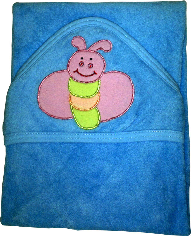 Xchildhood Baby hooded towel Baby Bath Seat(Blue)
