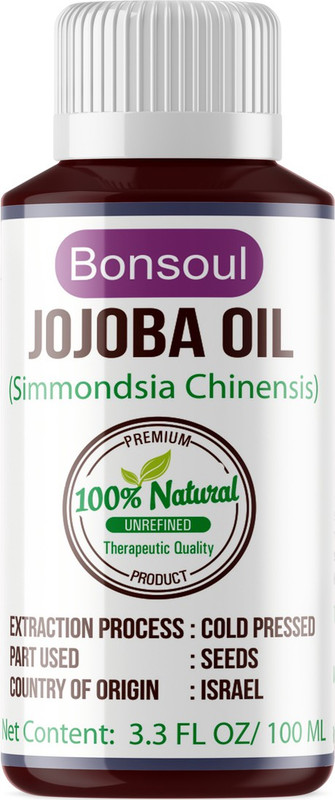 bonsoul 100% Pure and Natural, Unrefined, Cold Pressed Jojoba Oil(100 ml)