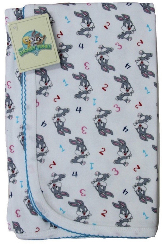 Cradle Togs Cotton Single, Crib Cartoon Bedsheet(Pack of 1, Turquoise, White)