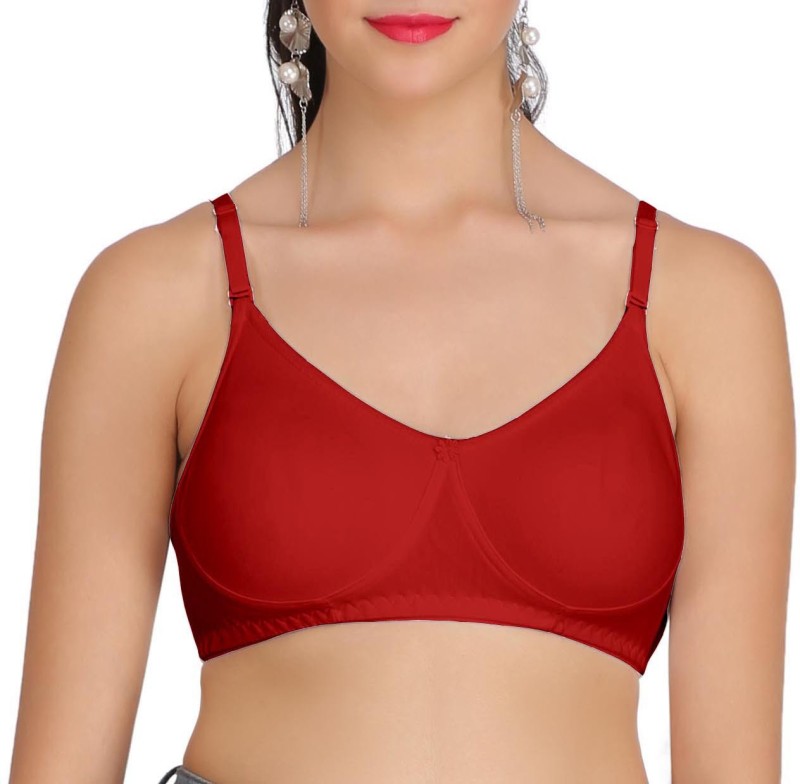 Eve's Beauty byEve's Beauty Full Coverage Women Full Coverage Non Padded Bra(Maroon)
