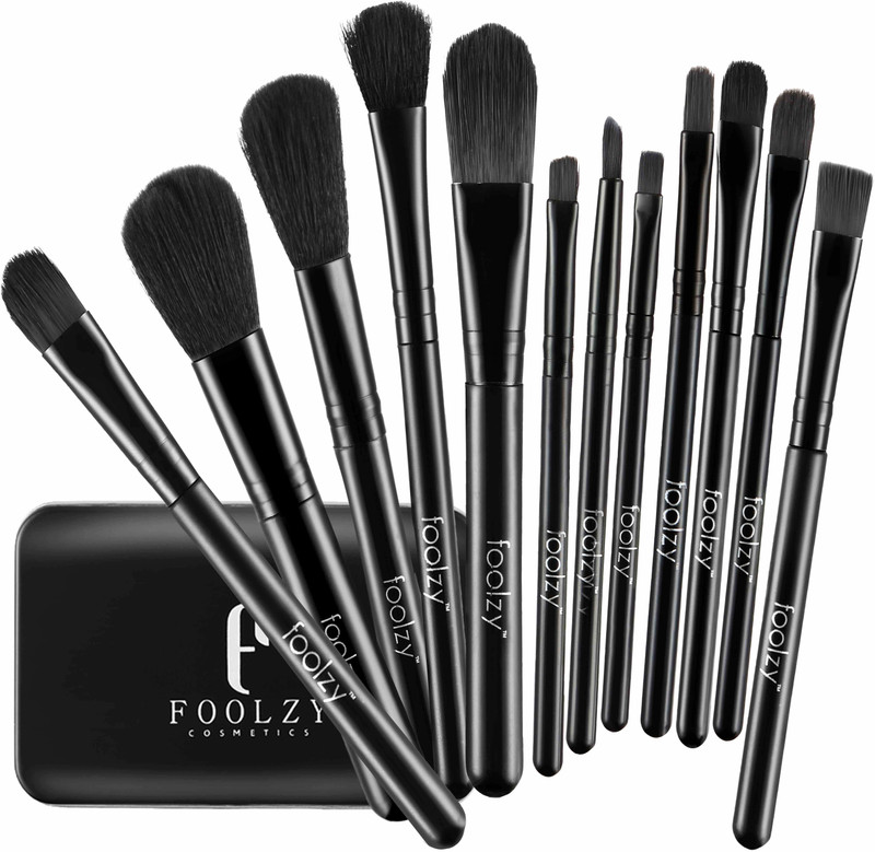 Foolzy Uncomplicated ! Makeup Brush Collection 12 Pcs(Pack of 12)