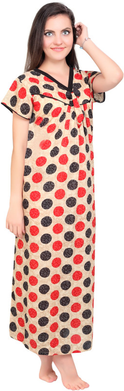 farry Women Nighty(Red)