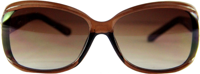 spero Rectangular Sunglasses(Brown)