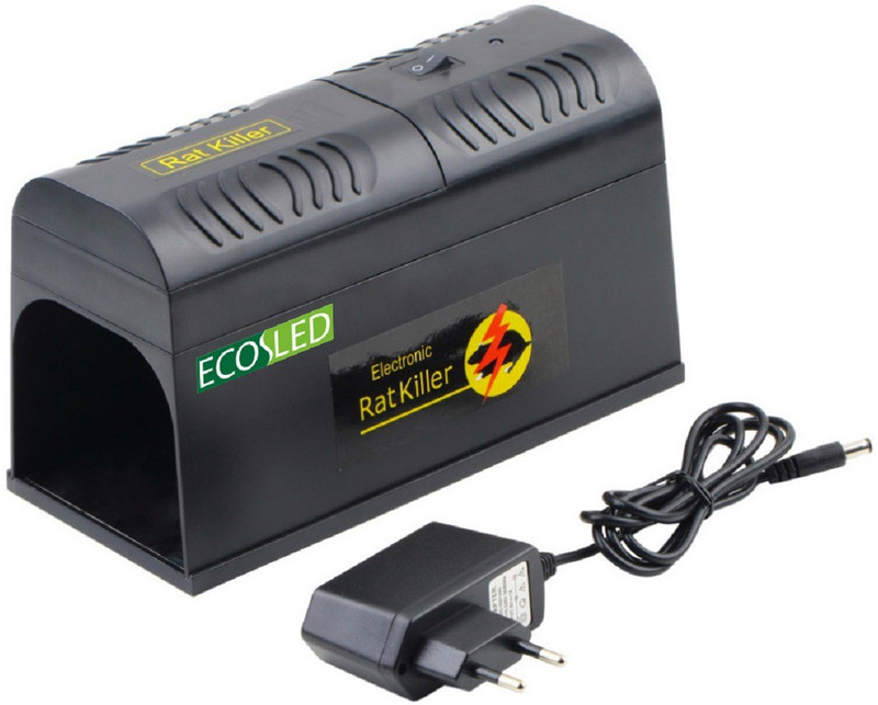ecosled High Voltage Electronic Rat & Rodent Trap - Electric Mouse Rodent Zapper Killer Get Rid of Mice, Mouse, Rat, Rodent