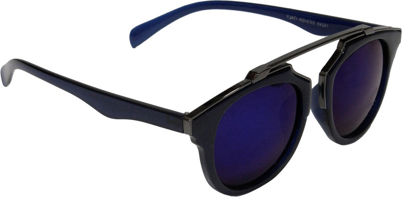 Dark Image Retro Square Sunglasses(Multicolor)