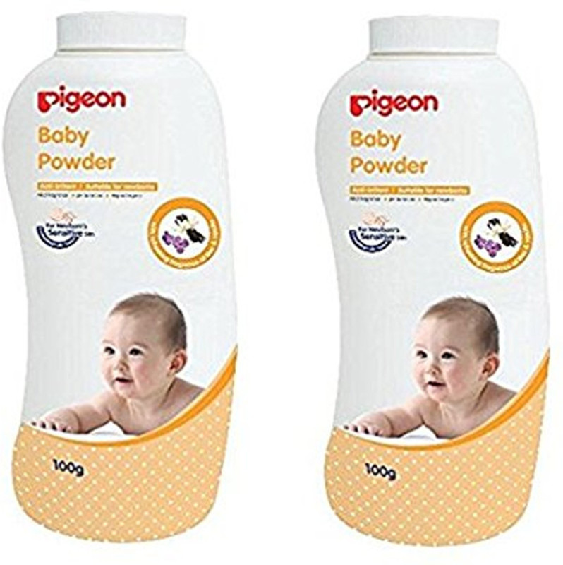 Pigeon Pigeon Combo Pack of Two Baby Powder with Fragrance (100g)(200 g)