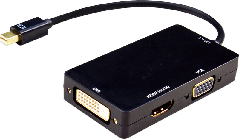 Oxyura Mini Dp to Hdmi/Vga/Dvi Adapter For Mac Book, iMac, Mac Book Air, Mac Book Pro 90 W Adapter